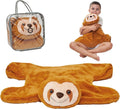 ODOXIA Weighted Lap Pad for Kids | Calming & Comforting | Weighted Lap Animal | Sloth Buddy | Sensory Weighted Animals | Weighted Lap Blanket for Sensory Needs | Carrying Bag Included | 5 Lbs