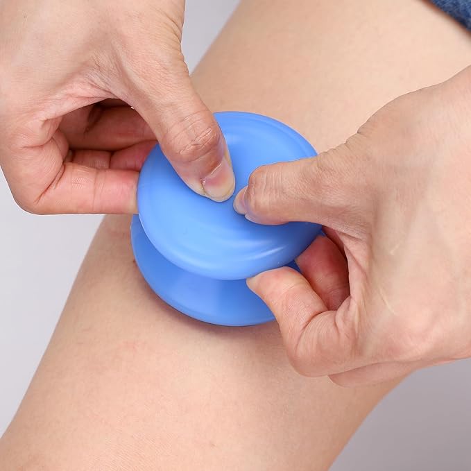 Silicone Cupping Therapy Set, Professional Studio and Home Cupping Set Massage Therapy Cups, Chinese Massage Cups for Cellulite Reduction Cupping Kit,Muscle and Joint Pain Myofascial Cupping Massager