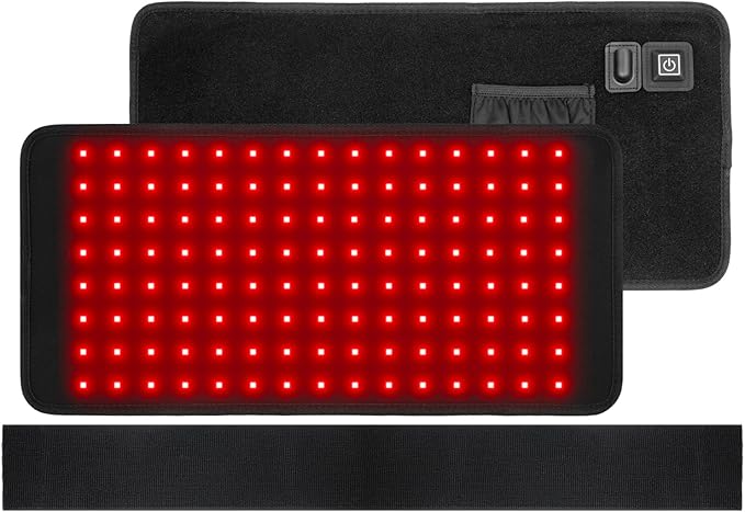 Red Light Therapy for Body, 660nm 850nm 16" 3 in 1 LED Infrared Redlight Therapy Belt Wrap Pad for Neck Shoulder Back Knee Muscle