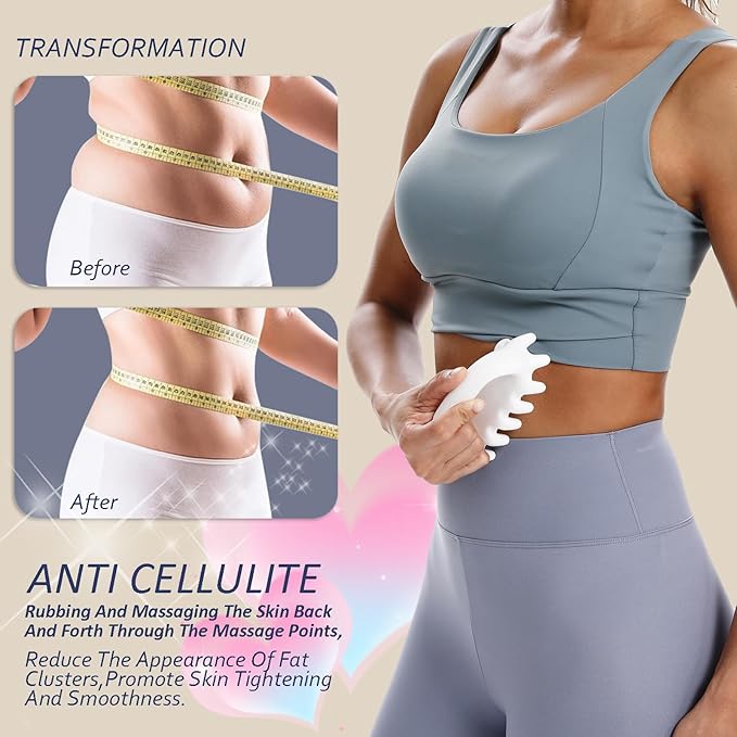 Fascia Massage Tool Blaster for Cellulite Massager,Release Lymphatic Drainage - Skin Tightening,Reduce Cellulite,Trigger Points Massager,Relieving Muscle Soreness for Whole Body