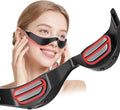 Under-Eye Red Light Therapy Glasses, Rechargeable Therapy Device Microcurrent Eye Massager, Eyes Bag Remover for Dark Circles, Eye Bags & Wrinkles