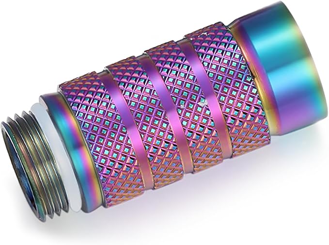 Divoti Precision CNC Machined Stainless Steel EDC Pill Fob Extender - Micro/Stainless w/PVD Rose Gold