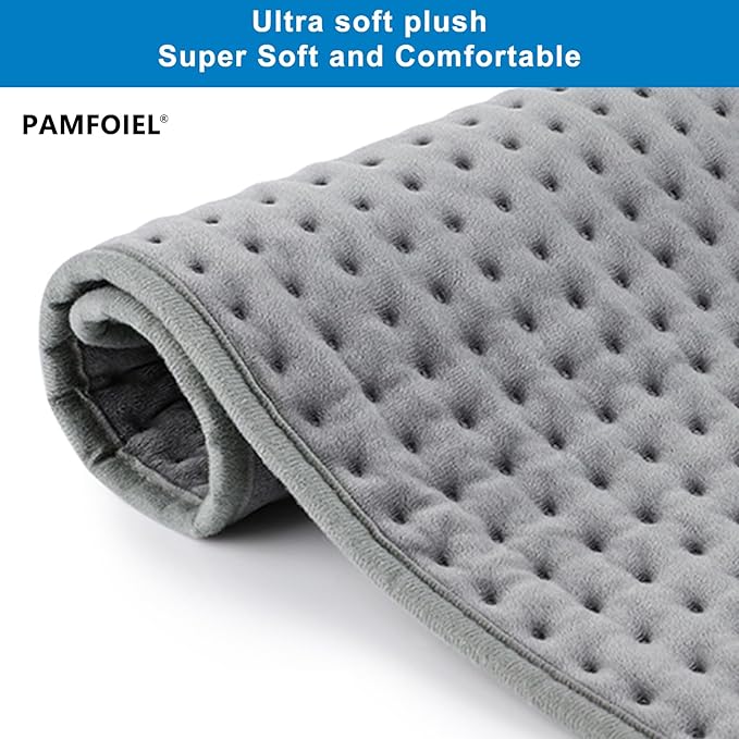 Warming Pad-Machine Washable Soft Small Heating Pad Electric for Pain Relief,with 9 Heat Settings & 4 Timer Modes - Warming Pad for Back, Neck,Shoulders,Legs,Period Cramps-Woman Gifts for Birthday