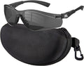 xaegistac Shooting Glasses Anti-fog Shooting Range Eye Protection, Adjustable Safety Glasses with Zipper Hard Case