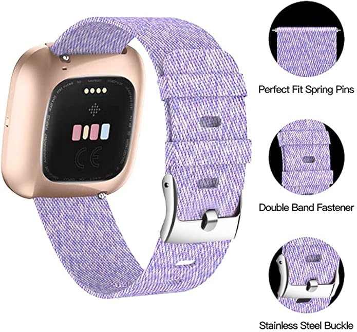 Lamshaw Compatible with Shock Clock Max Band, Breathable Nylon Woven Fabric Replacement Accessory Strap Compatible for Pavlok Shock Clock 3, Max