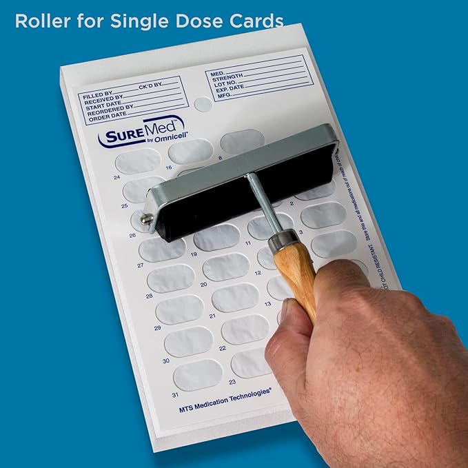 SureMed 31-Day Multi-Med Blister Card Sealing Brayer Roller