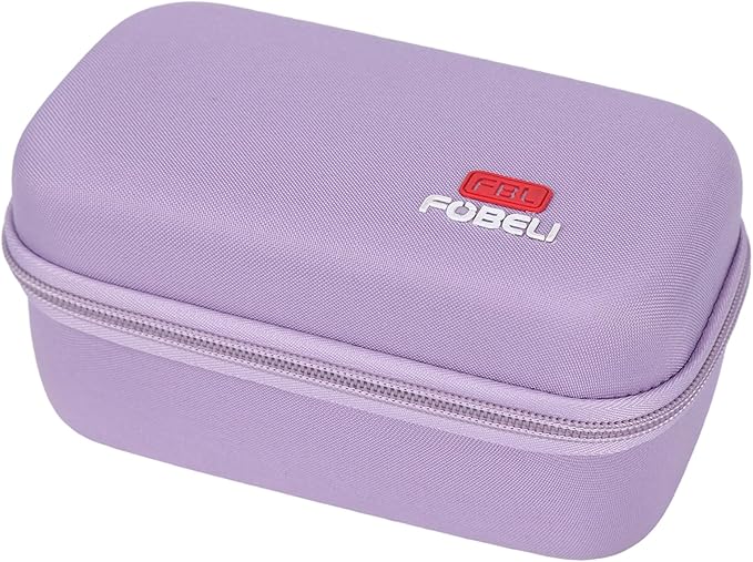FBLFOBELI Hard Travel Case for NuFACE MINI+ Starter Kit, Hunvva EP-300 Mini Microcurrent Facial Device (Case Only) (Purple)