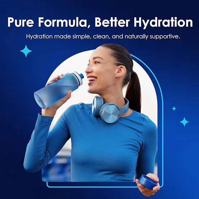 Hydrogen Tablets with Magnesium - H2 Molecular Hydrogen Tabs for Drinking Water, Hydration Electrolytes Supports Healthy Aging, Focus & Daily Energy, Fast-Dissolving Tablets, 60 Count