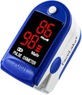 ® FL400 Pulse Oximeter Fingertip with Carrying Case, Batteries, Lanyard, and Warranty (Blue)
