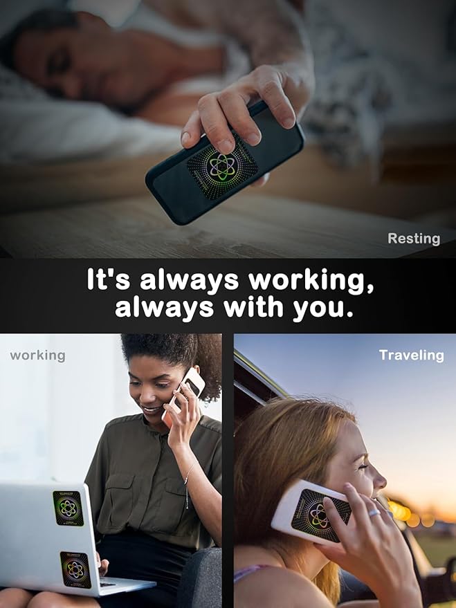 Stickers for Cell Phones/Laptops/Tablets/All Devices, [Reusable], Healthy and Stylish, Suitable for Anyone, 2.4 x 2.0 x 0.02 inches - (5 Pcs)