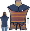 Heating Pad for Neck and Shoulders and Back Pain Relief, Large Size 24”X34” Electric Heating Pad with 9 Heat Setting & 4 Auto-Off Timers - Mothers Day & Birthday Gifts for Women Men Mom Wife