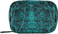 Pill Box Python Snake Print 7 Day Pill Case Travel Pill Organizer Bag with Zipper Portable Weekly Vitamin Medicine Supplement Holder Pouch Bag