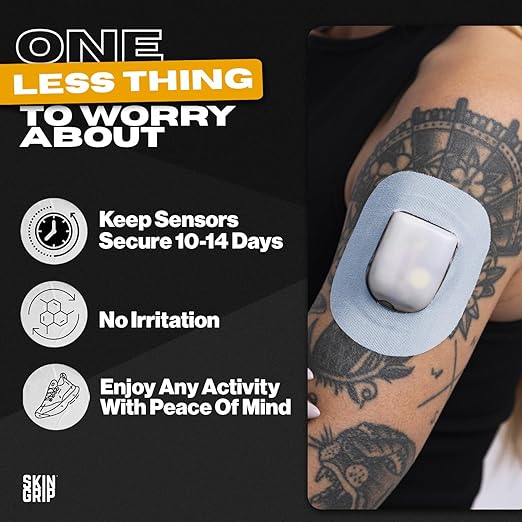 Skin Grip Insulet Omnipod 5 Adhesive Patches Waterproof & Sweatproof (Also Fits Omni pod Dash), Pre-Cut Medical Tape, Ultimate Insulin Pump Protection, Diabetic Sensor Covers, 20-Pack, Pastel