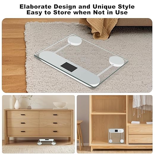 Talking Scales for Body Weight with Pure North American Male Voice,Highly Accurate Talking Bathroom Weight Scale with Large LCD Screen,Talking Scales for Visually Impaired and Seniors, 440Ibs
