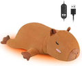 Capybara Heating Pad for Period Cramps Menstrual Pain Relief, Portable Electric Heat Pads USB Powered, Cute Stuff Capybara Plush Stuffed Animals Gifts, Gift for Women Teen Girls Birthday Christmas
