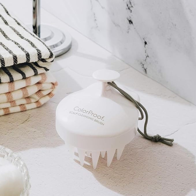 Colorproof Scalp Cleansing Brush for Optimal Hair Health — Scalp Scrubber for Deep Cleansing — Removes Buildup & Impurities, Promotes Shinier & Stronger Hair