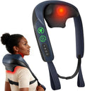 COMFIER FSA Eligible Cordless Neck Massager with Heat, 4D Shiatsu Deep Tissue Kneading for Neck & Shoulders, Graphene Heating Massage Pillow, Portable & Rechargeable