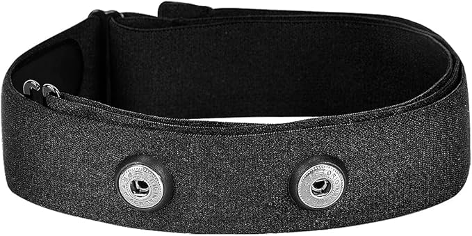 Heart Rate Monitor Chest Strap Compatible with Polar H10 H9 H7 H1 Wahoo Tickr Garmin HRM CooSpo,Black