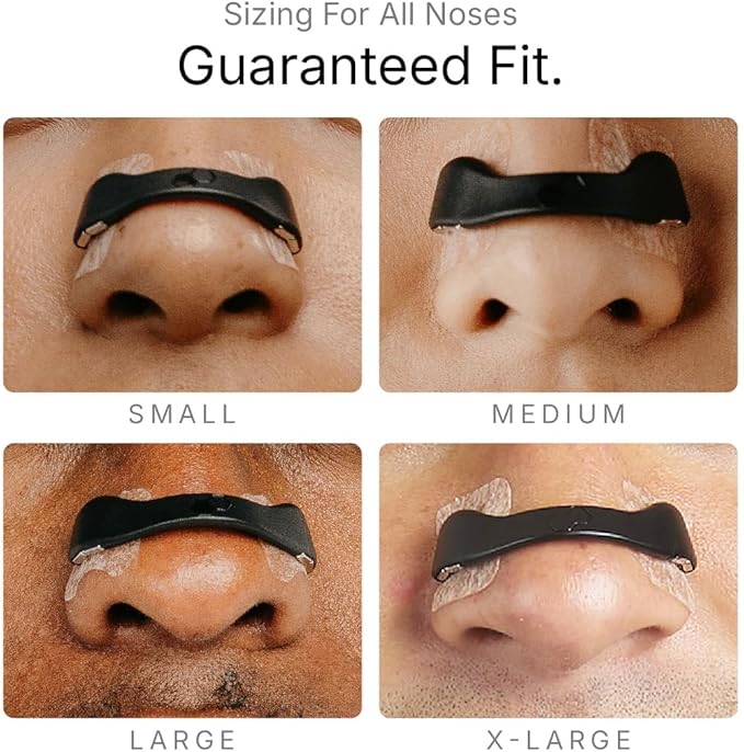 Intake Breathing Nasal Strip Starter Kit (30 Ct) with Travel Case | Reduces Snoring, Improves Sleep | Sweat-Resistant, Skin-Safe | Compact Solution for On-The-Go | Holds Up to 5 Strips