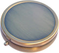 NewCharms Brass Round 3-Compartment Pill Box