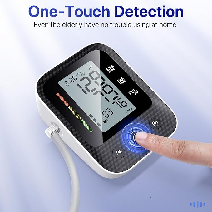 Blood Pressure Monitors for Home Use,Blood Pressure Machine Hypertension Display 2 * 120 Sets Memory with Carrying Case for Home Use