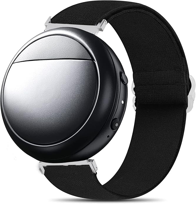 Lamshaw Compatible for Embr Wave 2 Band, 18mm Stretch Elastics Nylon Adjustable Replacement Strap Accessories Compatible for Embr Wave 2 Thermal Wristband