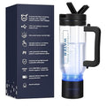 Hydrogen Water Pitcher with Handle: Smart 32 Oz Hydrogen-Enriched Kettle with Dry Electrolysis, Self-Cleaning, Tilt Protection, USB-C Rechargeable