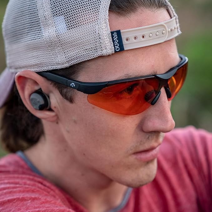 Walker's Elite Sport Shooting Glasses - Impact-Resistant Anti-Fog Non-Slip Adjustable UV Protection Hunting Sports Glasses