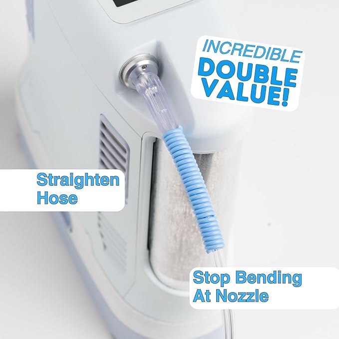 Oxygen Tubing Support Prevents Kinking, Tangles Fits Oxygen Cannula and Hose (3 Pack)