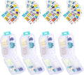 INVODA 7-Day Pill Organizer with Medicine Labels Travel Pill Case Compact, Portable Medication Organizer for Daily Use (3.7 x 2.4 x 1.18 Inches)