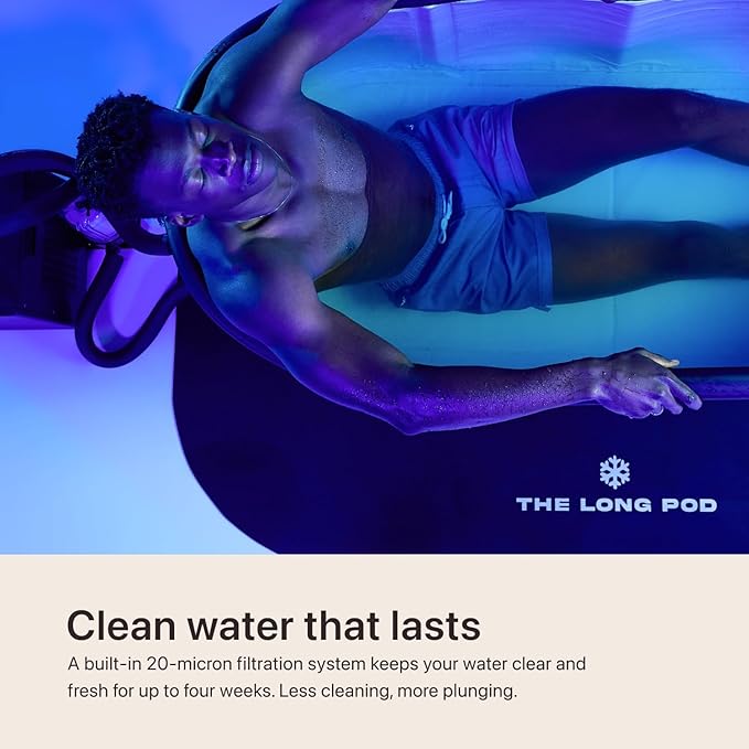 The Pod Company Standard Water Chiller – 1/3 HP – 41°F Cold Plunge Cooling System – Compact, Energy-Efficient, and Ideal for Daily Home Use – Compatible with Ice Pod Pro & Long Pod