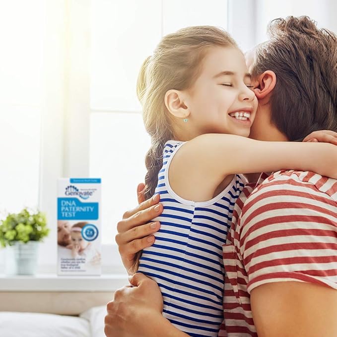 DNA Paternity Test - Results in 1-2 Days - 99.999%+ Accuracy - Home DNA Test Kit for Child and Father - All Fees Included