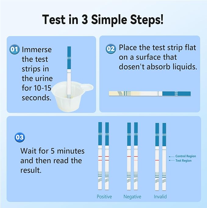 Menopause Rapid Test, FSH Hormone Test for Women at Home, Hormone Balance Test Strips with Optimal Sensitivity, Calculator APP (for iOS & Android) Accurately Track. 10 Pieces.