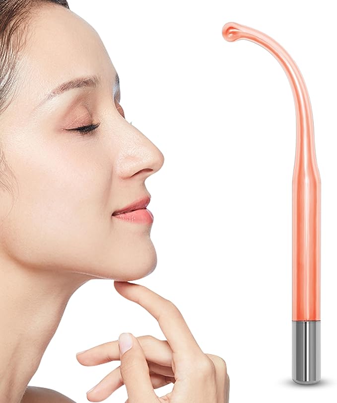 Electrode Wand Glass Tube Electrodes Spare Part for Facial Machine Salon Spa Equipment Elitzia ETJX006 (Orange Point)