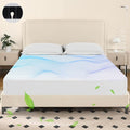 Grounding Sheets Queen Size, Grounded Fitted Bed Sheet 10% Pure Silver Fiber + 90% Organic Cotton Bed Grounding Kit with grounding Cord for Improved Sleep & Wellness (White,80"x60"x15")