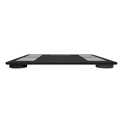 Escali Complete Health 2.0 Body Composition Scale with Bioelectrical Impedance Analysis Technology, Measures Body Fat Percentage, Body Water, Lean Muscle & Total Bone Mass, Black