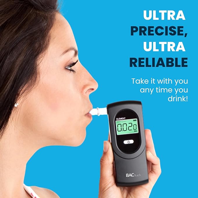 BACtrack Element Breathalyzer (2 Pack) | Professional-Grade Accuracy | DOT & NHTSA Compliant | Portable BAC Alcohol Tester for Personal & Home Use