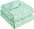 yescool Weighted Blanket for Adults (20 lbs, 48" x 72", Cyan) Cooling Heavy Blanket for Sleeping Perfect for 140-160 lbs, Twin Size Breathable Blanket with Premium Glass Bead, Machine Washable