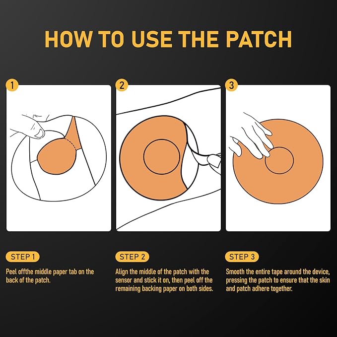 Dexcom G7 Over Patches Waterproof, 30PCS Cgm Sensor Patch Stelo Adhesive Patches G7 Overpatch Full Cover Without Hole, 10+ Days Long Stay, Sensor is Not Included (Rainbow)