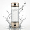 Portable Hydrogen Water Bottle Generator – SPE/PEM Hydrogen Infusion, Rechargeable, Quick 5–10 Min Hydrogen-Rich Water Maker for Travel, Fitness & Daily Hydration (Up to 3000 PPB)