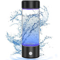 Hydrogen Water Bottle, Portable Rechargeable Hydrogen Water Bottle Generator for Home Travel Office Exercise, Black