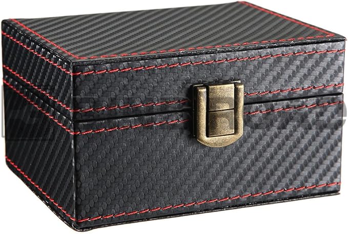 Car Key Signal Blocker Box Compatible with Faraday Box for Car Keys,Carbon Fiber,Small