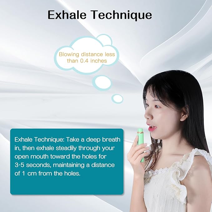 Oral Odor Freshening Monitor - Portable Bad Oral Odor Detector, Smart Oral Meter Device Focused on Oral Cavity Tester with Odor Checking, 32 - bit Chip for Precise Bad Smell Detection - Green