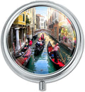 Venice Italy Gondolas Canals Pill Case Trinket Gift Box