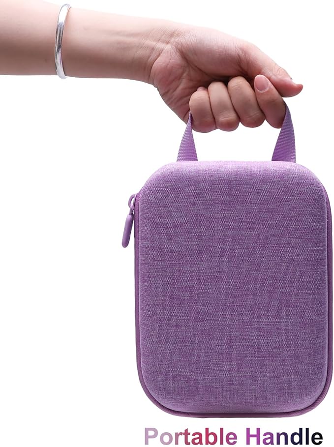 LTGEM Case Compatible with OMRON Bronze BP5100 / BP5000 / 5 Series BP742N / BP7200 Blood Pressure Monitor, Purple(Case Only)