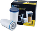 ZR-017 Replacement Water Filters for Pitchers and Dispensers | 0 TDS Remove Lead, Heavy Metals, Chlorine, Fluoride PFOA/PFOS (2 Pack)