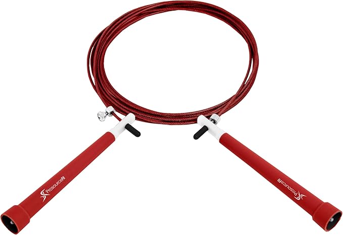 ProsourceFit Speed Jump Rope 10’ Adjustable Length, Super Fast Turning for Cardio, Boxing