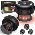 5-in-1 Smart Dynamic Cupping Therapy Massager Set, 12 Levels Heat & Suction Cupping Kit for Massage Therapy With Red Light Therapy for Targeted Pain Relief, Knots, Aches, Muscle Soreness(Black)