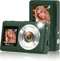 Digital Camera, 2026 Upgraded 56MP Dual Screens Digital Camera, Compact Cameras Built-in Battery with 16X Zoom Travel Cameras with Smile Capture 32GB SD Card Anti Shake for Kids Beginners Teens