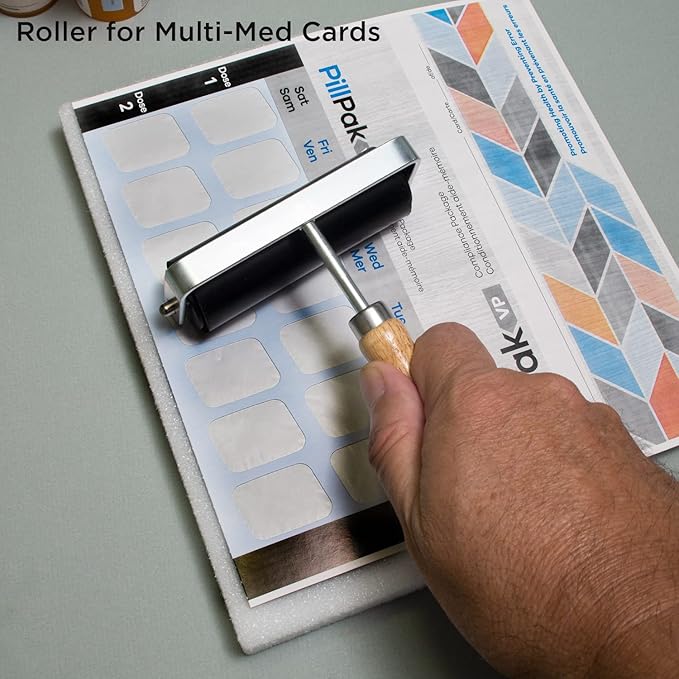 SureMed 31-Day Multi-Med Blister Card Sealing Brayer Roller